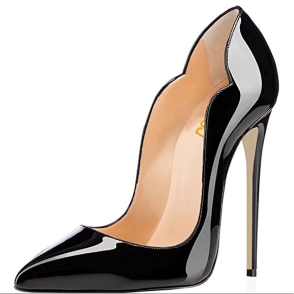 Shoes Black Patent Pumps 4 Inch Super Cute Poshmark